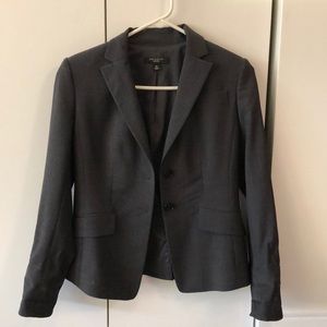 Ann Taylor Grey Blazer - Petite